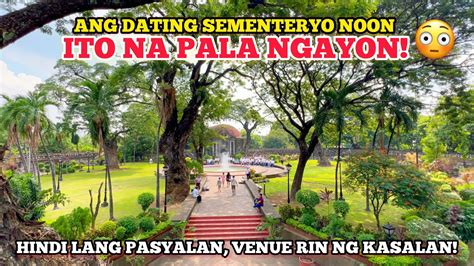 Dating sementeryo, naging pasyalan na ng mga tao .